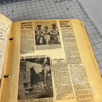 Scrap Books of Articles about Masons and Girl Scout Articles 