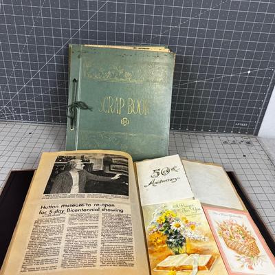 Scrap Books of Articles about Masons and Girl Scout Articles 