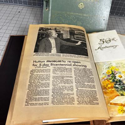 Scrap Books of Articles about Masons and Girl Scout Articles 