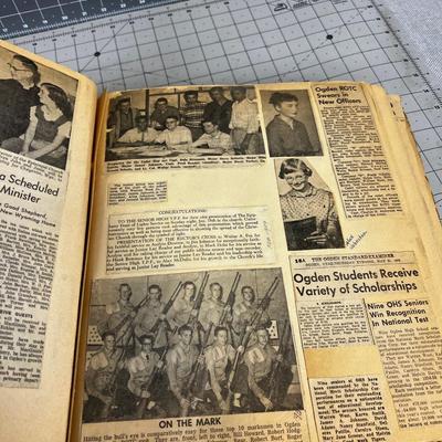 Scrap Books of Articles about Masons and Girl Scout Articles 