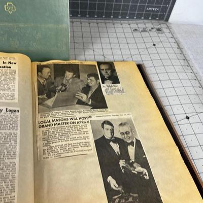 Scrap Books of Articles about Masons and Girl Scout Articles 