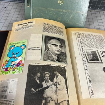 Scrap Books of Articles about Masons and Girl Scout Articles 