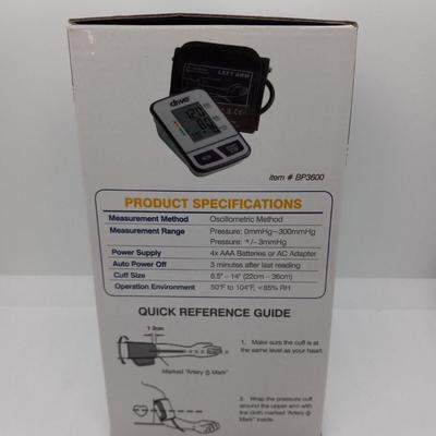 Drive - Easy to Use Automatic Blood Pressure Monitor Upper Arm Model WHO
