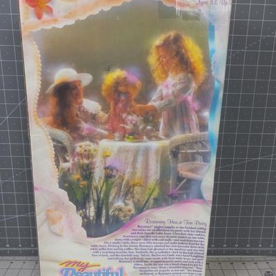  Vintage 1989 Hasbro My Beautiful Doll "Rosemary" w/ Box & Accessories 