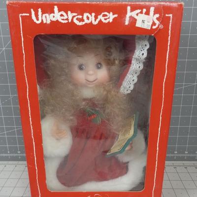  Vintage Collectible Santa's Best Undercover Kids Alycia Animated Christmas Doll 