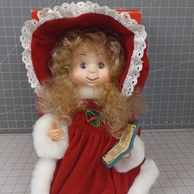  Vintage Collectible Santa's Best Undercover Kids Alycia Animated Christmas Doll 