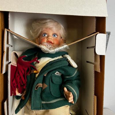 Fayzah Spanos Doll "Hans" NEW in the Box 