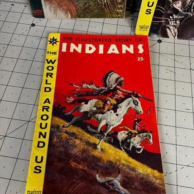 Comic Books The Illustrated Story of Ghosts, Space and Indians 