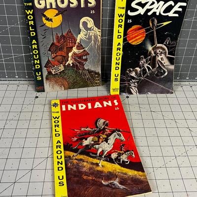 Comic Books The Illustrated Story of Ghosts, Space and Indians 