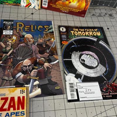 Mixed Lot of Comics, Vertigo, Dark Horse, Relics (7) 