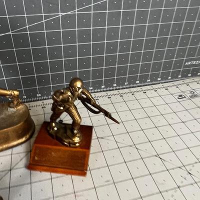 Figurines: Football Player, Army Man & Geronimo