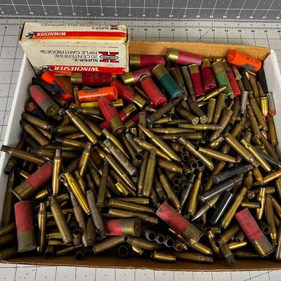 Tray  Ammo some live some just Brass