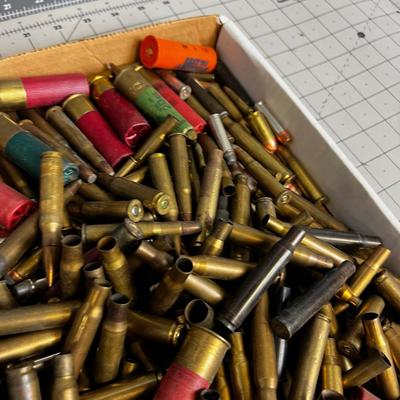 Tray  Ammo some live some just Brass