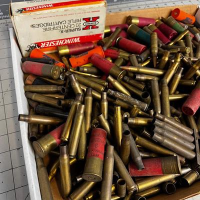 Tray  Ammo some live some just Brass