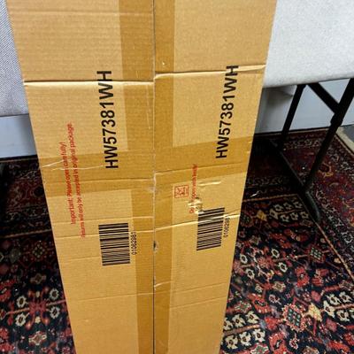 White Shelve in the Box NEW Costway Shoe Rack
