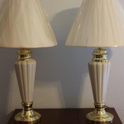 29" Pair of Table Lamps