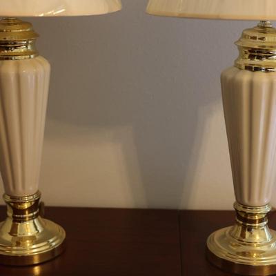 29" Pair of Table Lamps