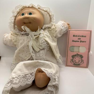 Cabbage Patch Kids Doll W/ Birth Certificate