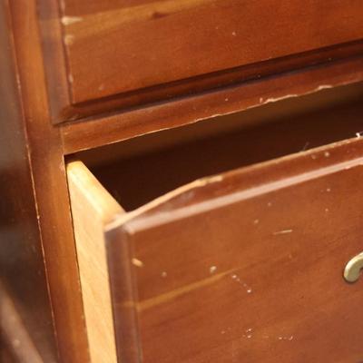 KINCAID Pair of 3 Drawer Side Tables