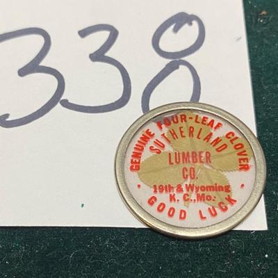 Vintage Sutherland Good Luck Token