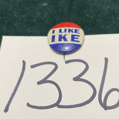 Vintage I Like Ike Button