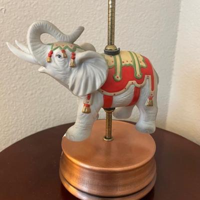 Vintage elephant music box