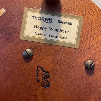 Vintage ANRI Thorens Wooden Handmade Swiss Music Box