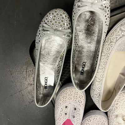 Large lot of White Shoes Size 5 to 7