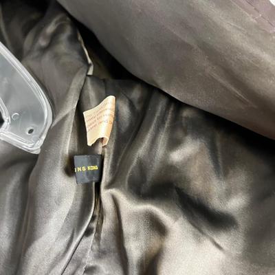 Real Brown Fur Bomber Jacket 