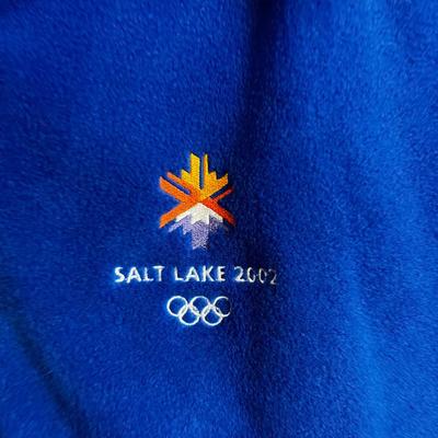 Size XL NEW Blue Winter Olympics 2002 Fleece VEST MEN'S 