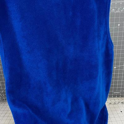 Size XL NEW Blue Winter Olympics 2002 Fleece VEST MEN'S 