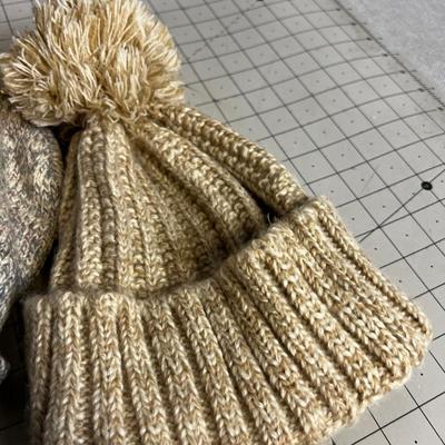 Beanies Store Bought and Hand Crafted Natural Colors 