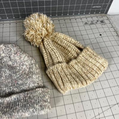 Beanies Store Bought and Hand Crafted Natural Colors 