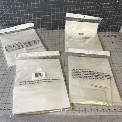NEW Laminating Sheets (4) Packages 