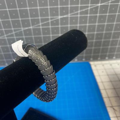New - Dell Arte Lucky Antic Dragon Bracelet Stainless Steel 