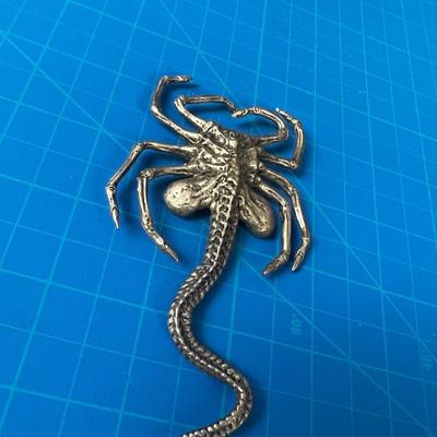 Alien Pendant, Pewter 