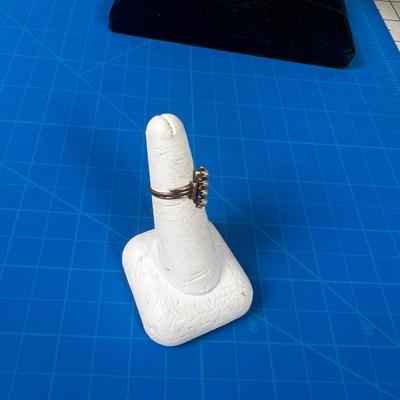 Antique Rose Gold 10K & Pearl Ring 