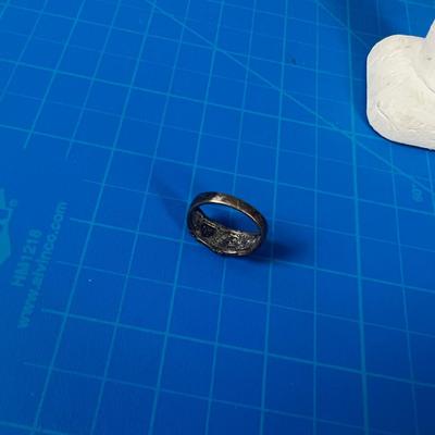 Sterling Silver Leaf Ring