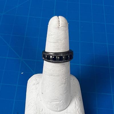 Thailand Sterling Silver Sapphire Stones Ring 