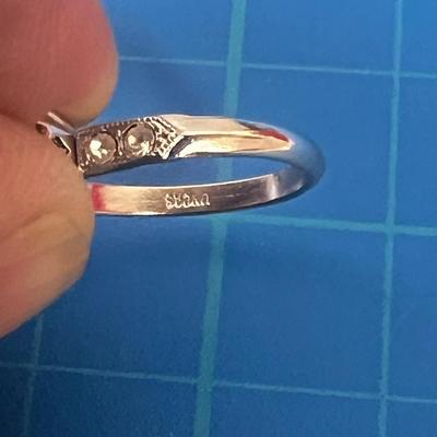 Antique Rhinestone Ring 