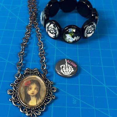 Halloween Themed Jewelry Lot