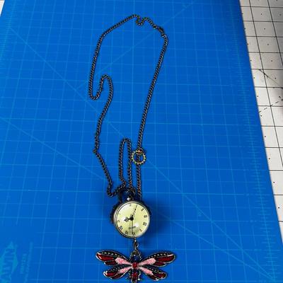 Dragonfly Clock Pendant