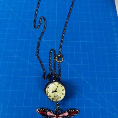 Dragonfly Clock Pendant