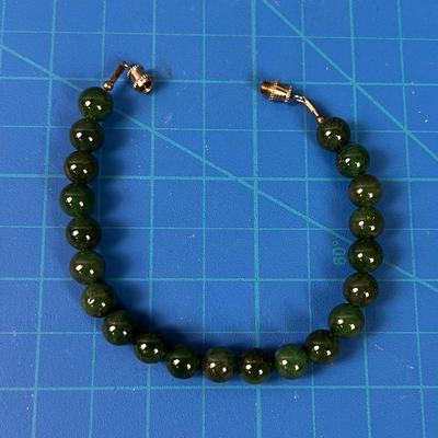 Jade Bead Bracelet 
