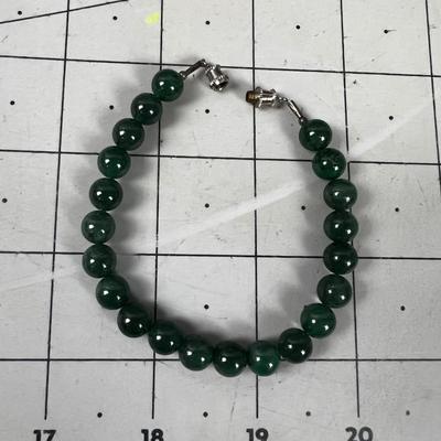 Jade Bead Bracelet 