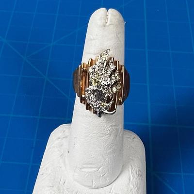 Costume Ring, Art Deco Style 