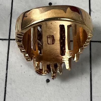 Costume Ring, Art Deco Style 