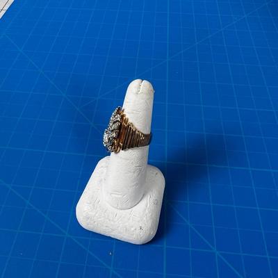 Costume Ring, Art Deco Style 