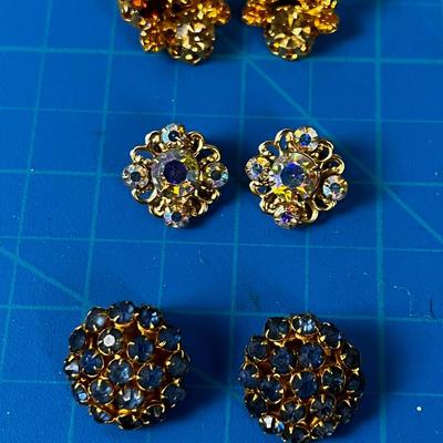 3 sets of Earrings 