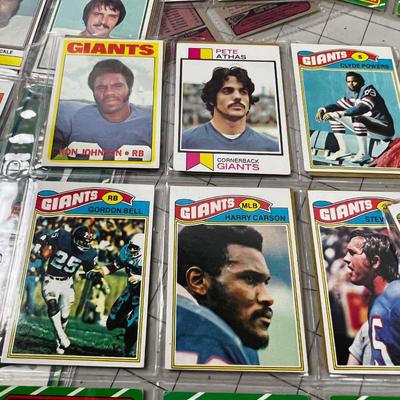 Collection of 1970's Football Cards 